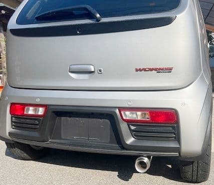 MK53SMK54Sスズキスペーシアカスタムターボアルトワークスマフラーカッター