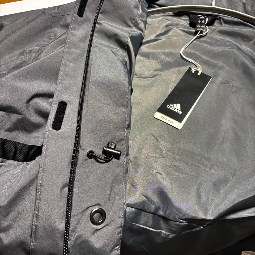 新品【adidas　アディダス】大きいサイズ2XOT　防雨コート 防水性　通気性