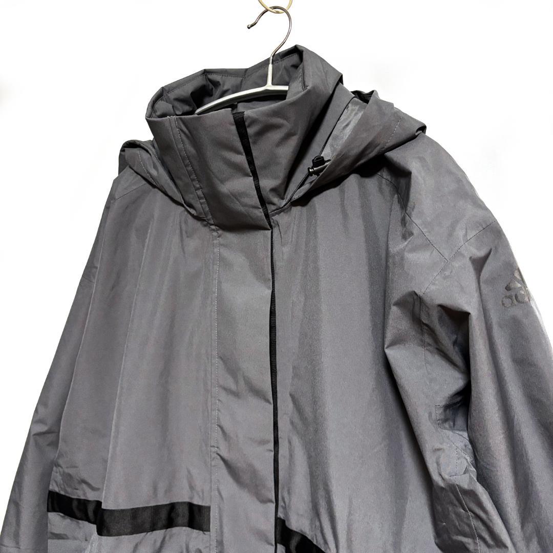 新品【adidas　アディダス】大きいサイズ2XOT　防雨コート 防水性　通気性