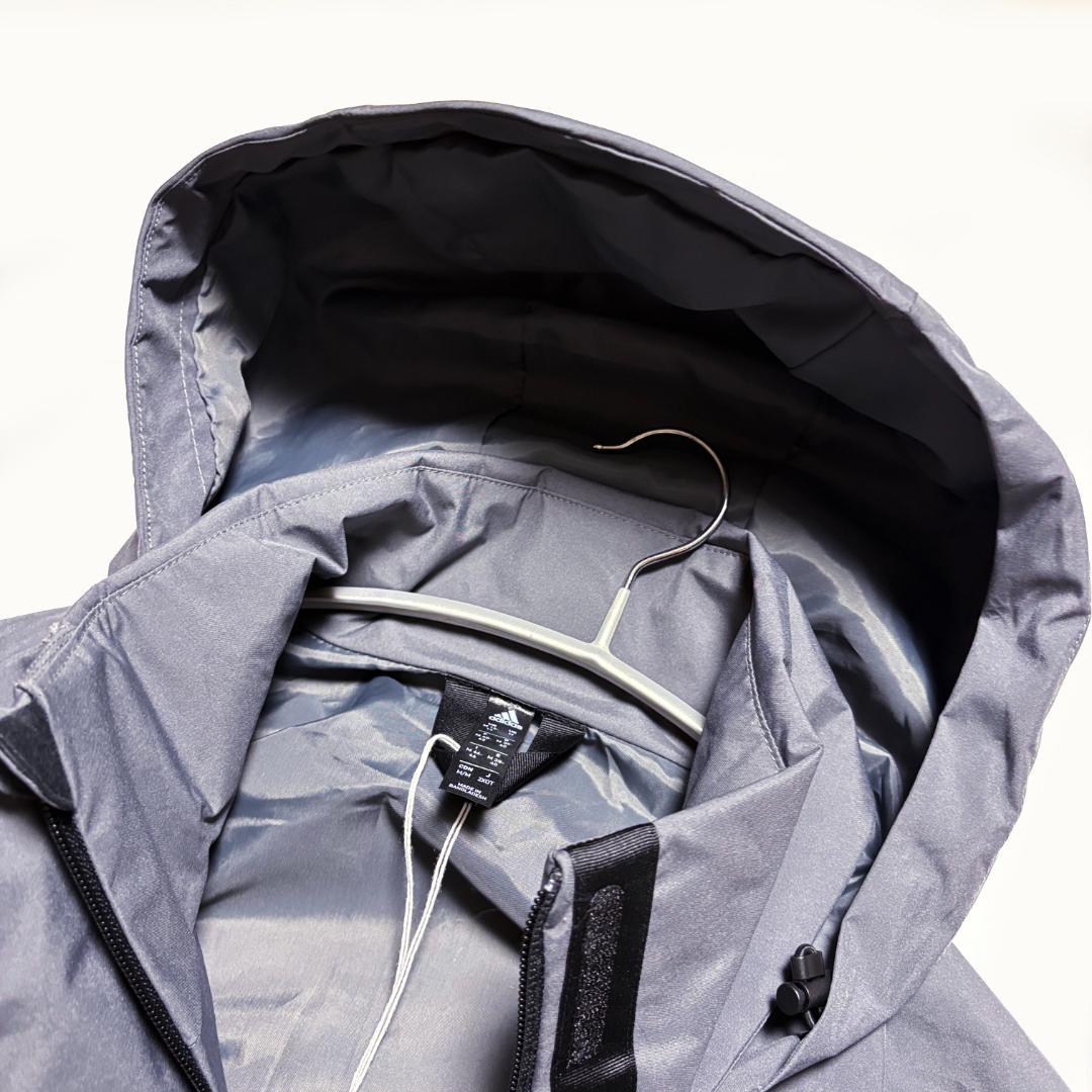 新品【adidas　アディダス】大きいサイズ2XOT　防雨コート 防水性　通気性