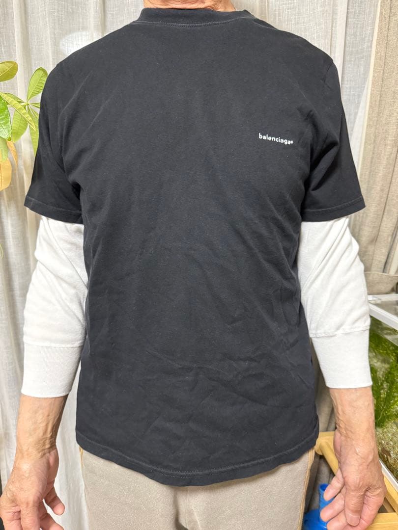 balenciaga 黒 Tシャツ Lサイズ