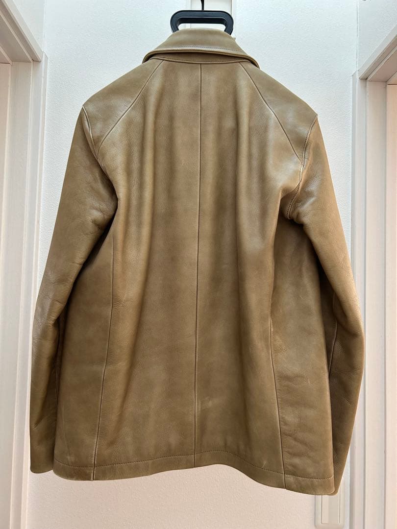 【美品】rivvanwinkleレザーブルゾン