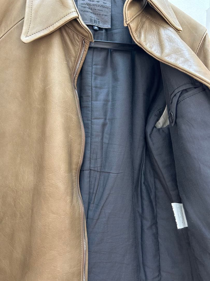 【美品】rivvanwinkleレザーブルゾン