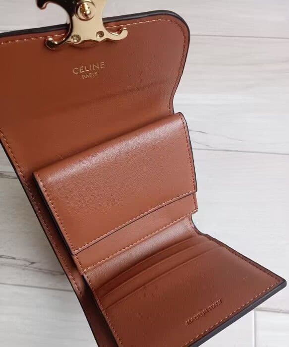 にじさま専用CELINE 三つ折り財布 ホワイト/ブラウン