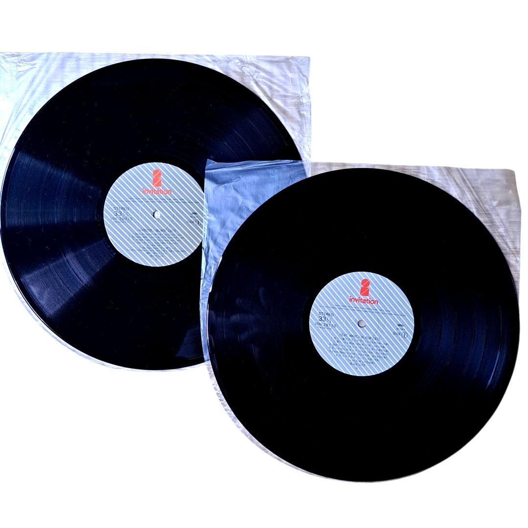 美品　Black Cats　ブラックキャッツ　LP　レコード　2枚　セット　帯付