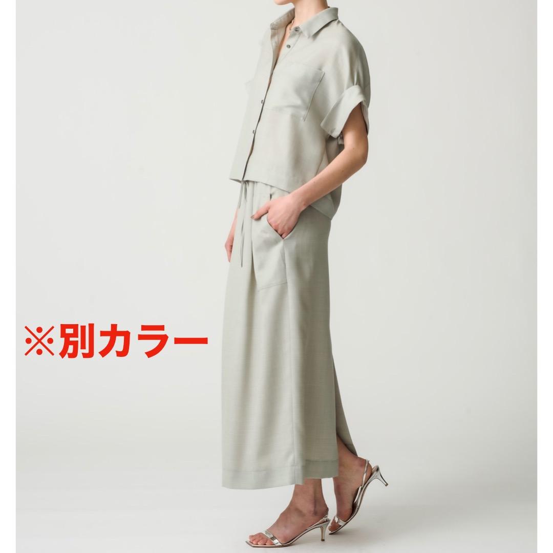 ebure エブール 25AW ドライビエラ イージーロングスカート ブラック