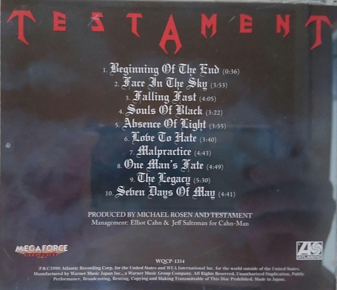洋楽 Testament / Souls of Black WQCP-1354