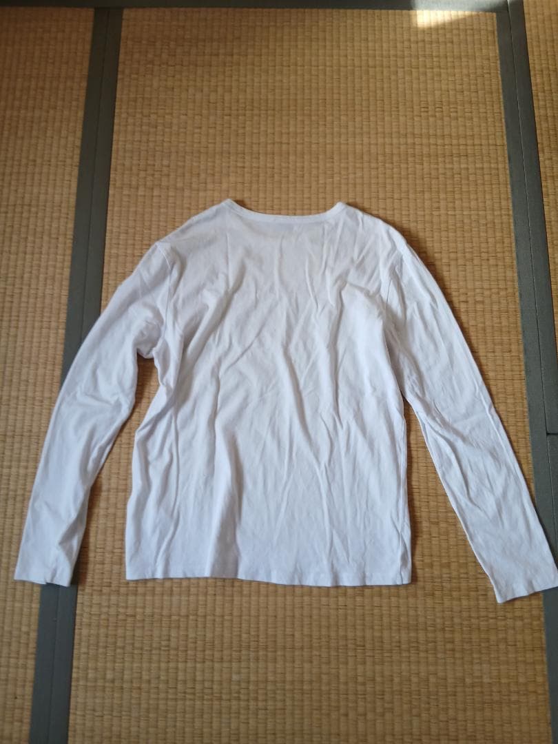 モンクレール MONCLER 長袖　シャツ 白 メンズ　 Lサイズ