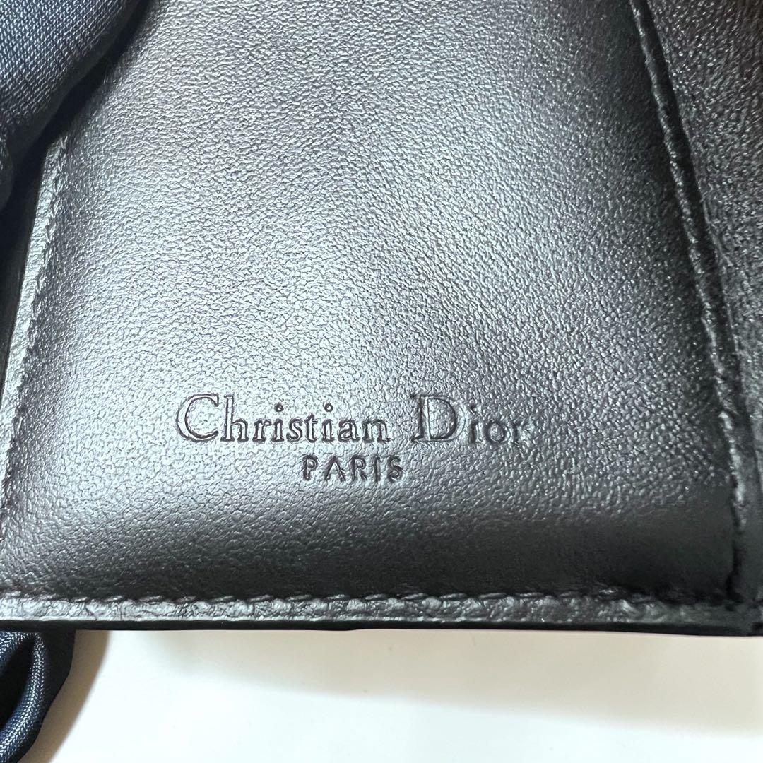 ＊Lady Dior＊ディオール＊エナメル＊ロータスウォレット＊カナージュ＊財布