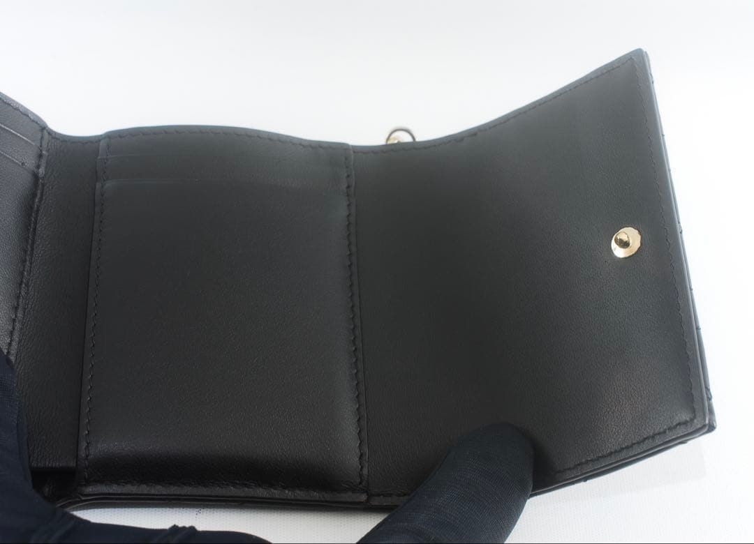 ＊Lady Dior＊ディオール＊エナメル＊ロータスウォレット＊カナージュ＊財布