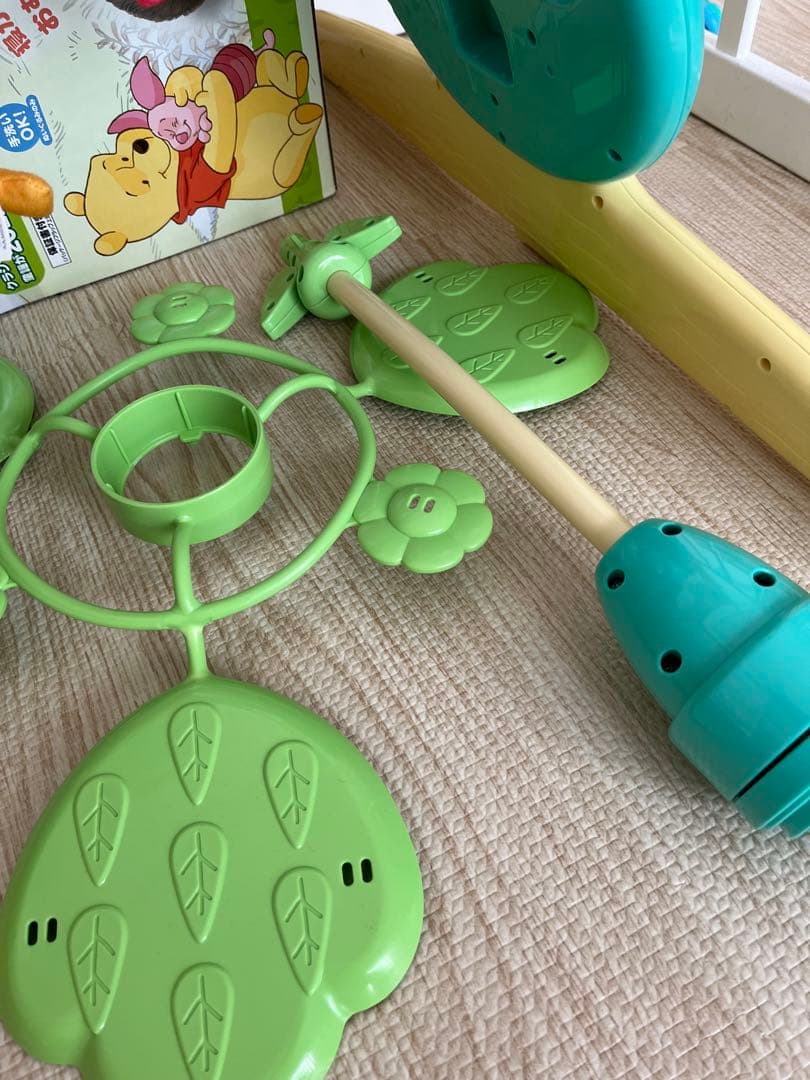 【美品】プーメリー　えらべる回転6wayジムにへんしんメリー　プーさん　メリー
