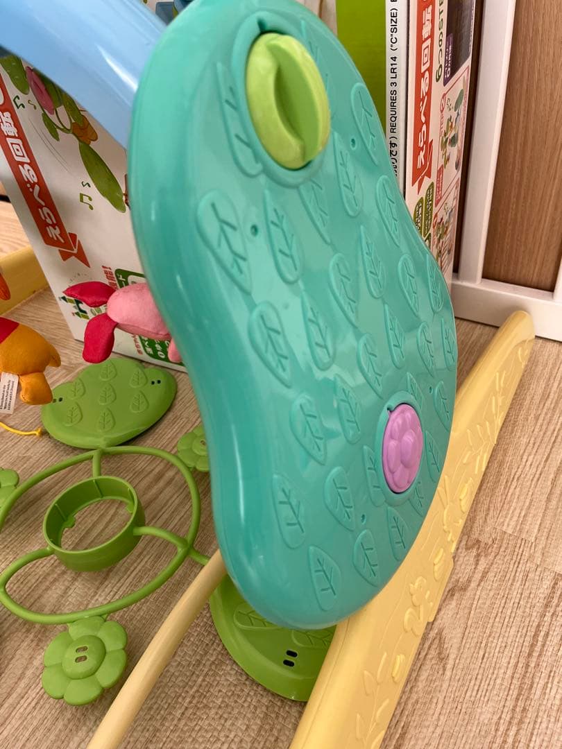 【美品】プーメリー　えらべる回転6wayジムにへんしんメリー　プーさん　メリー