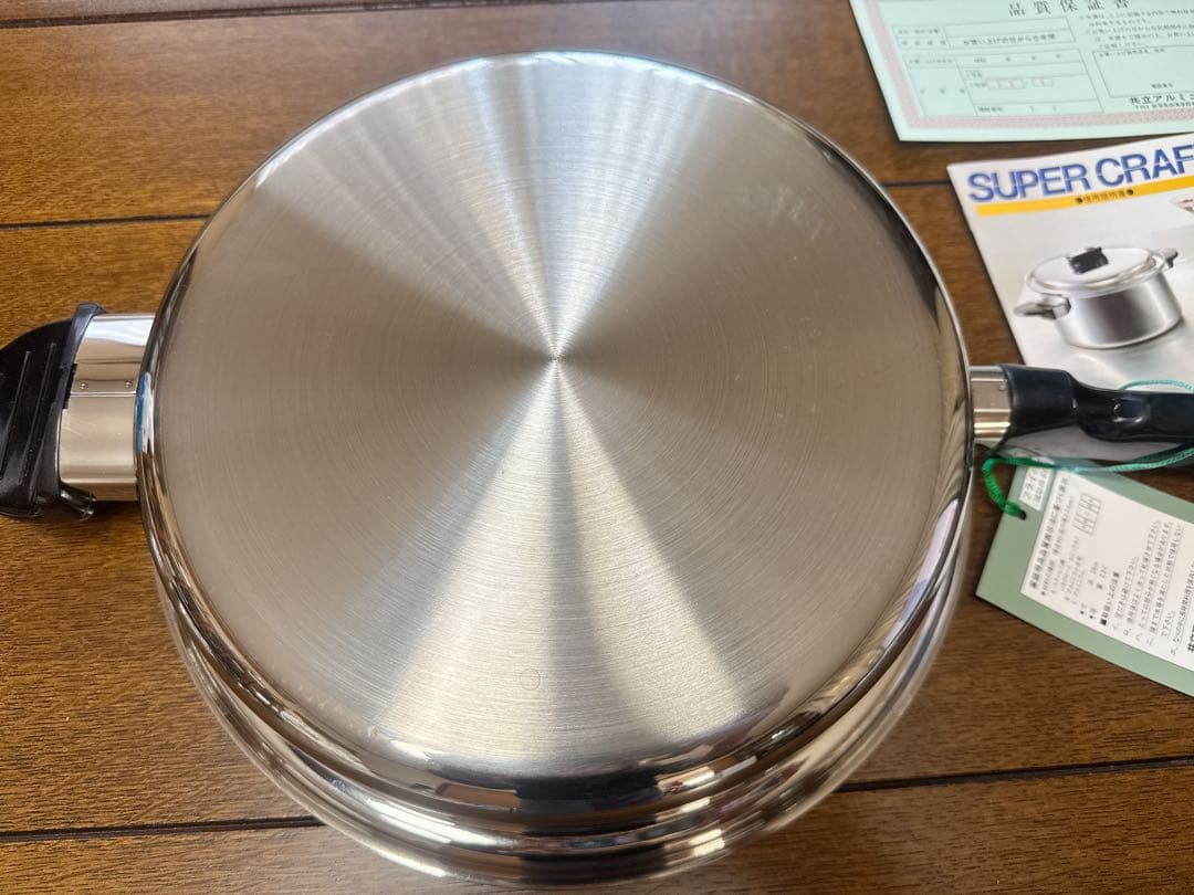 ⭐️専用⭐️未使用 無水鍋 五層構造 フライパン 浅型片手鍋(IH非対応》
