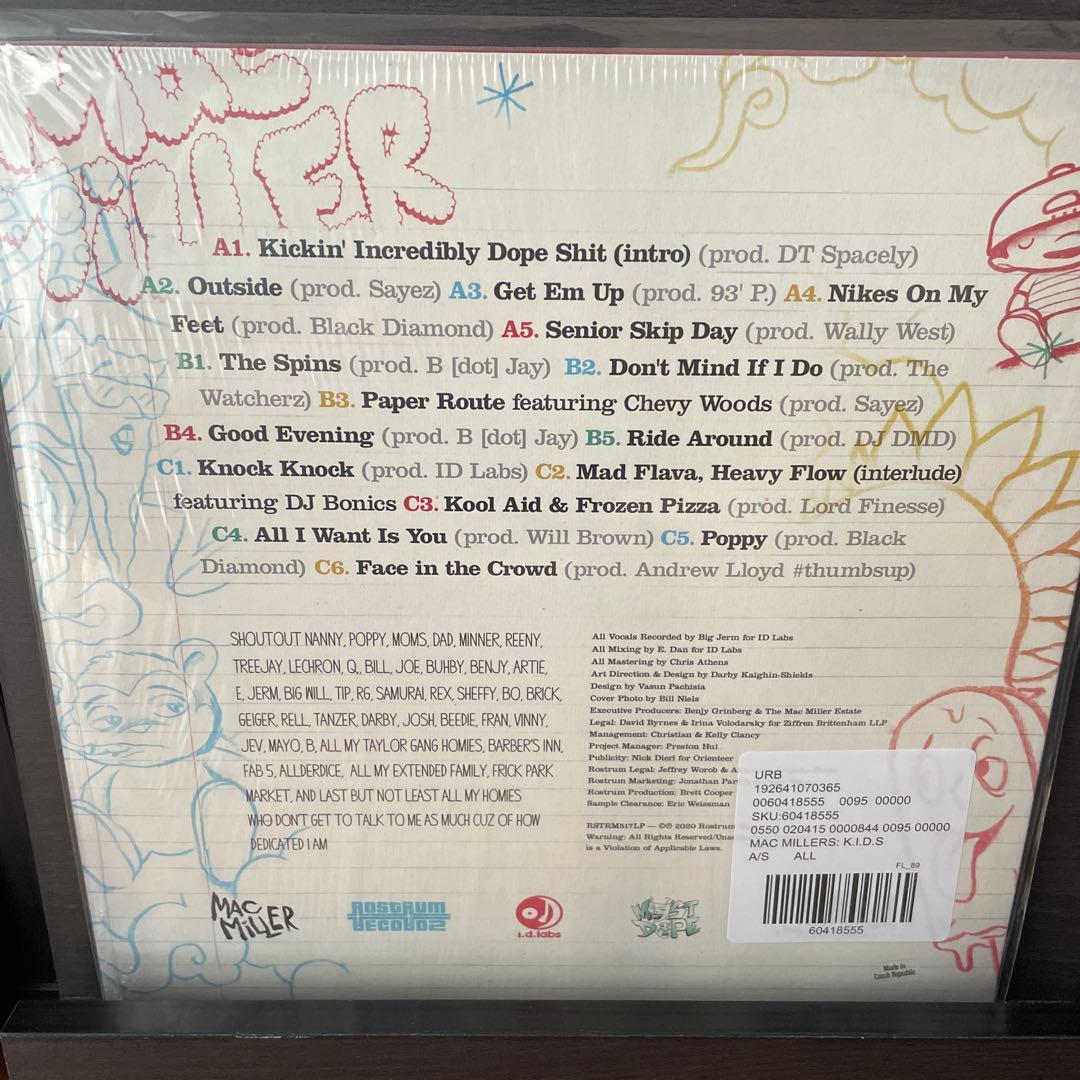 洋楽 Mac Miller K.I.D.S. Vinyl