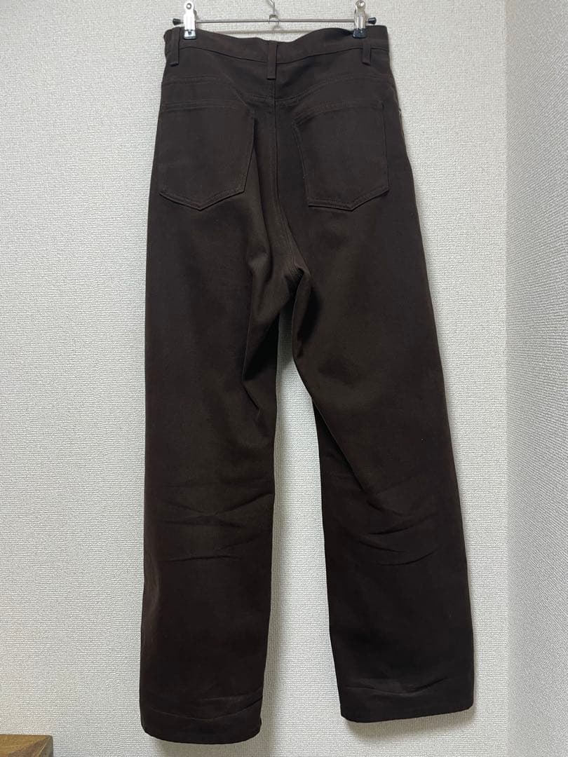 【難あり】　todayful Cary's Denim ブラウン　24