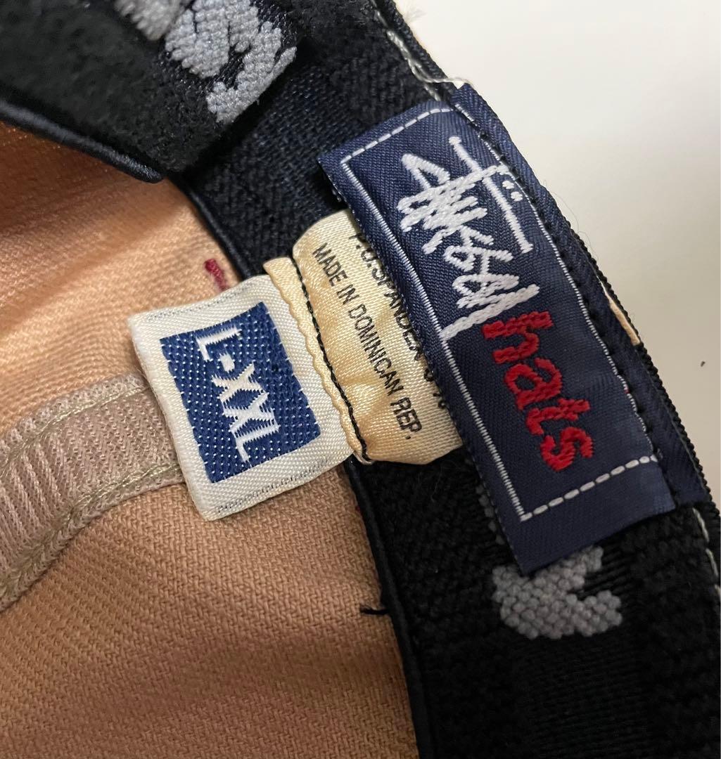 激レア 90s stussy Sロゴ ベースボール キャップ L-XXL