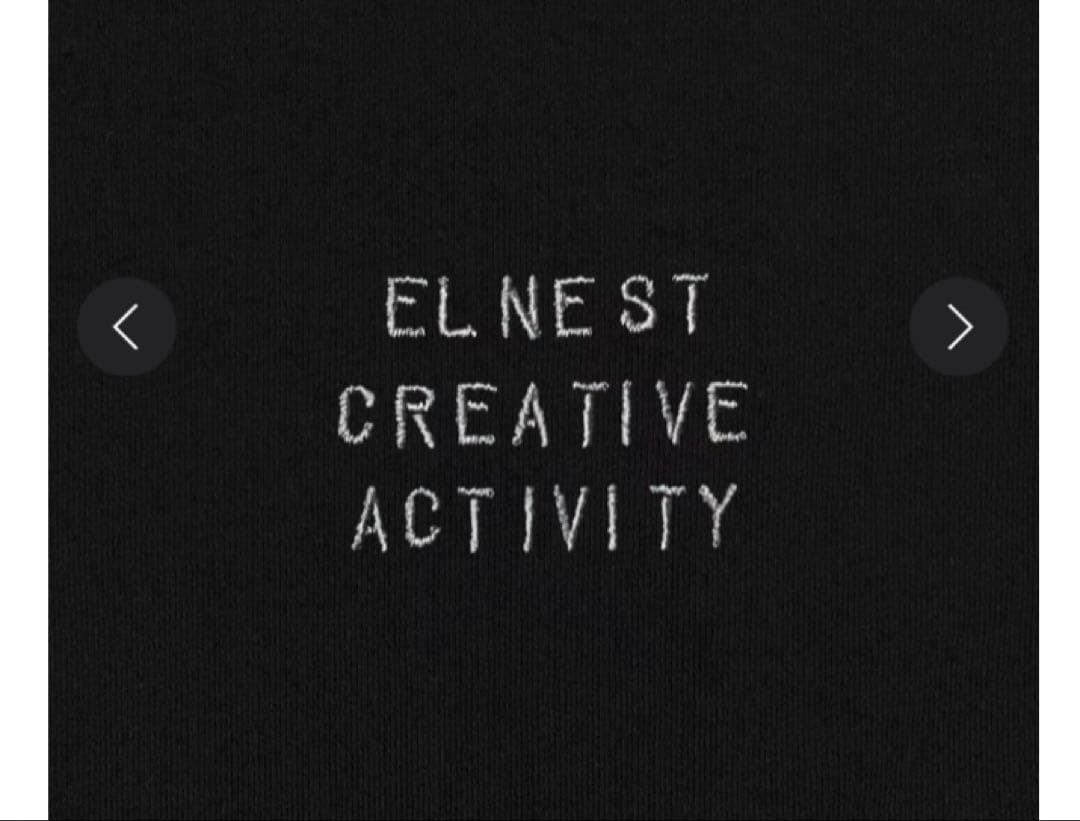 新品タグ付　ELNEST エルネスト　Tシャツ　半袖　ワンポイント　刺繍　XL