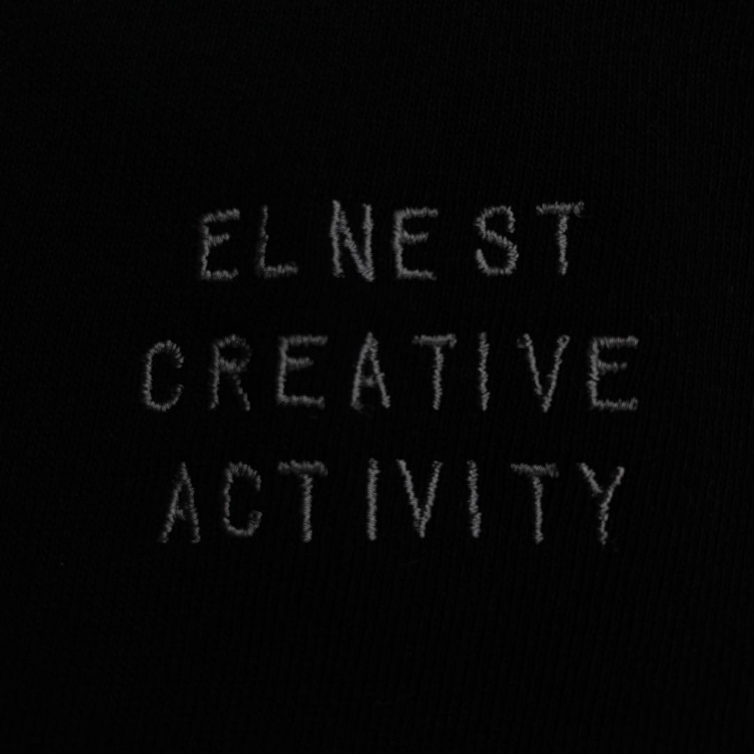 新品タグ付　ELNEST エルネスト　Tシャツ　半袖　ワンポイント　刺繍　XL