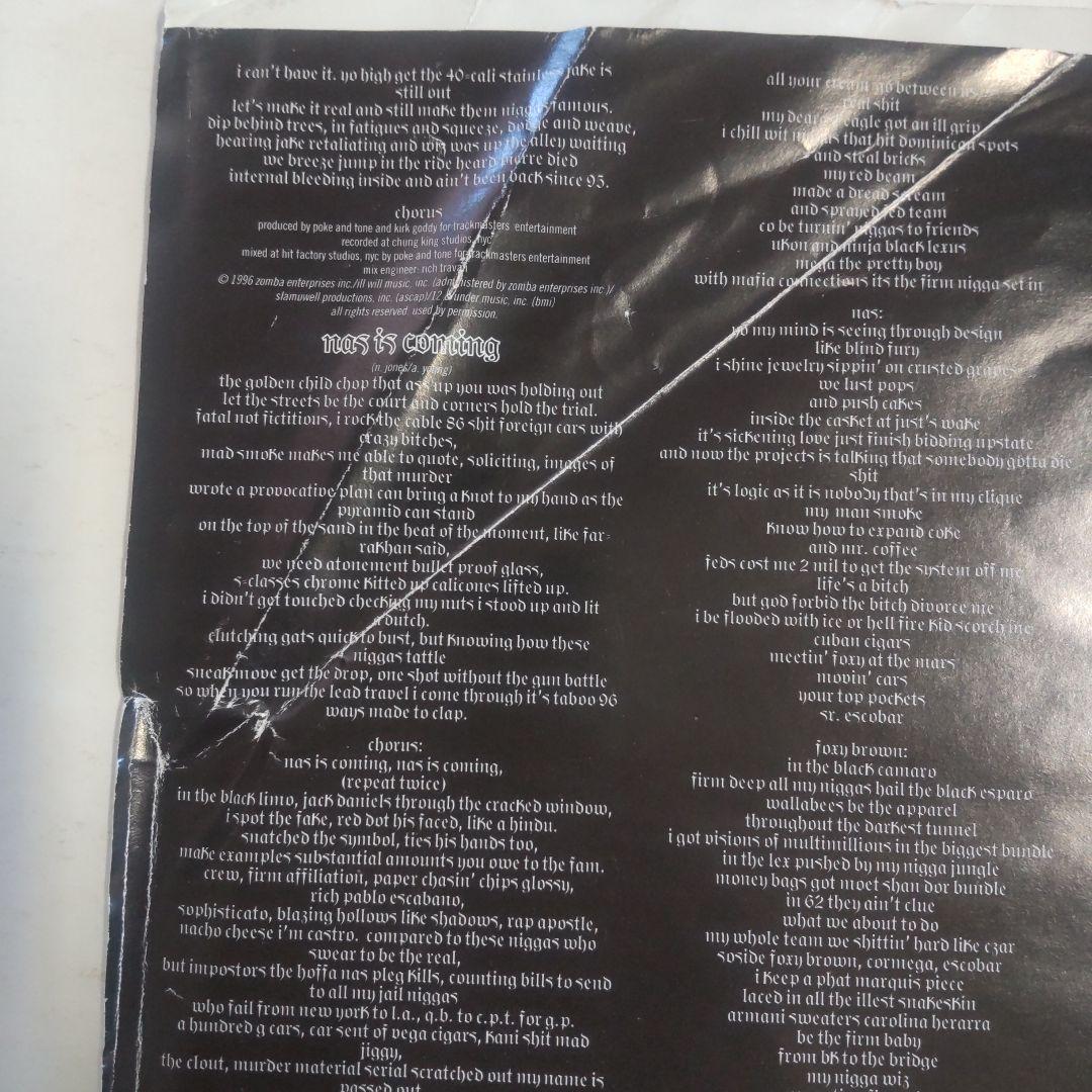 歴史的名盤 Nas / It Was Written LP レコード US