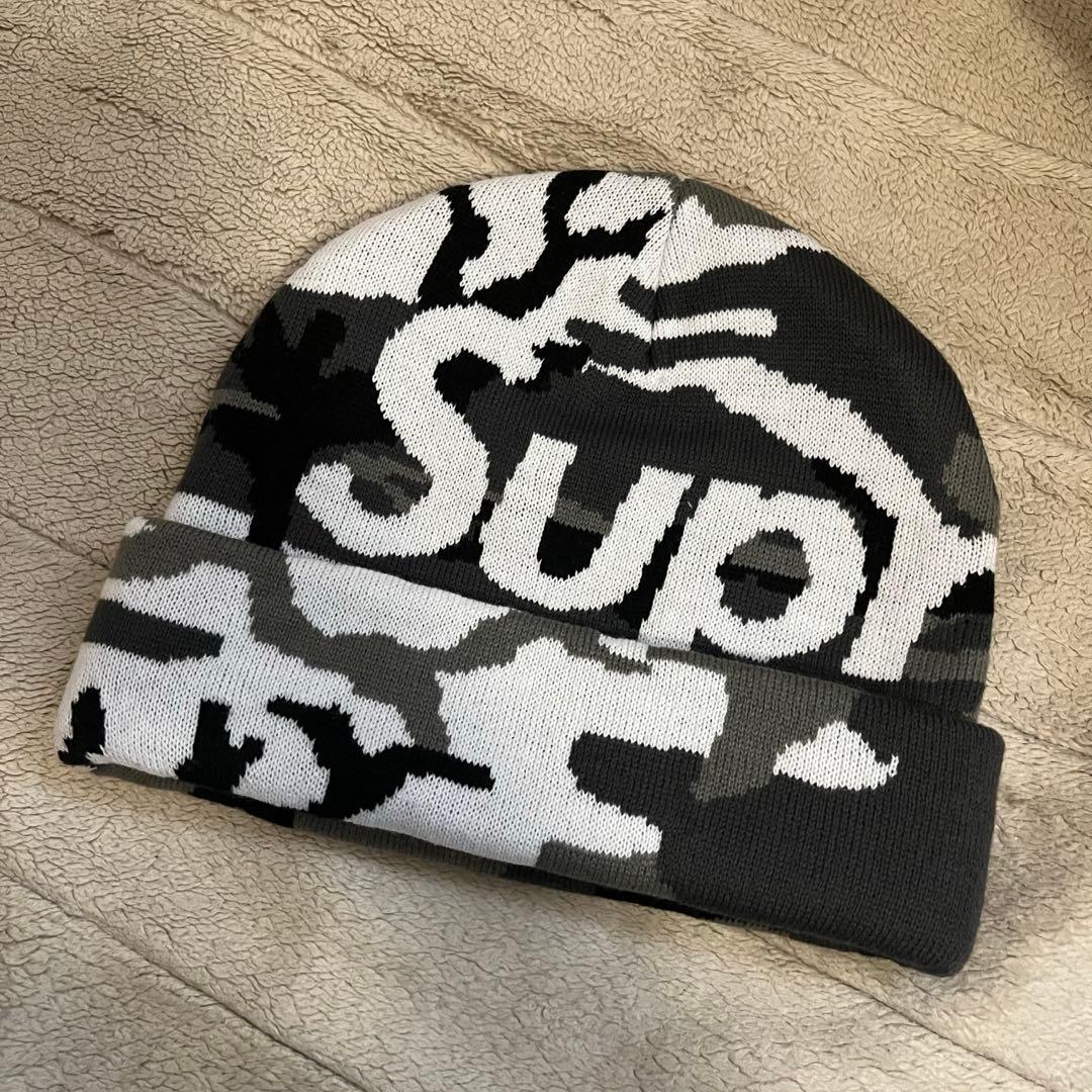 Camo Big Logo Beanie スノーカモ
