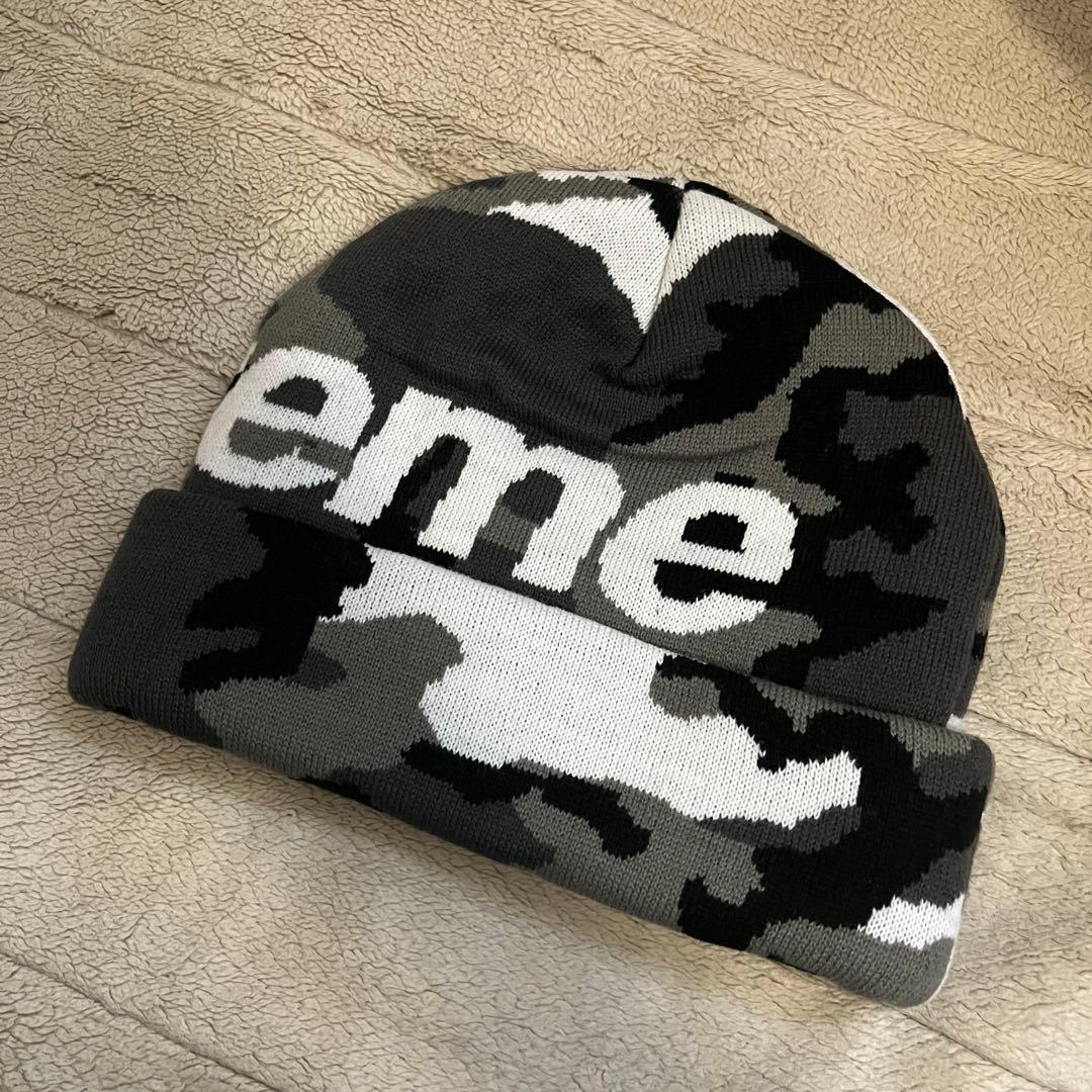 Camo Big Logo Beanie スノーカモ