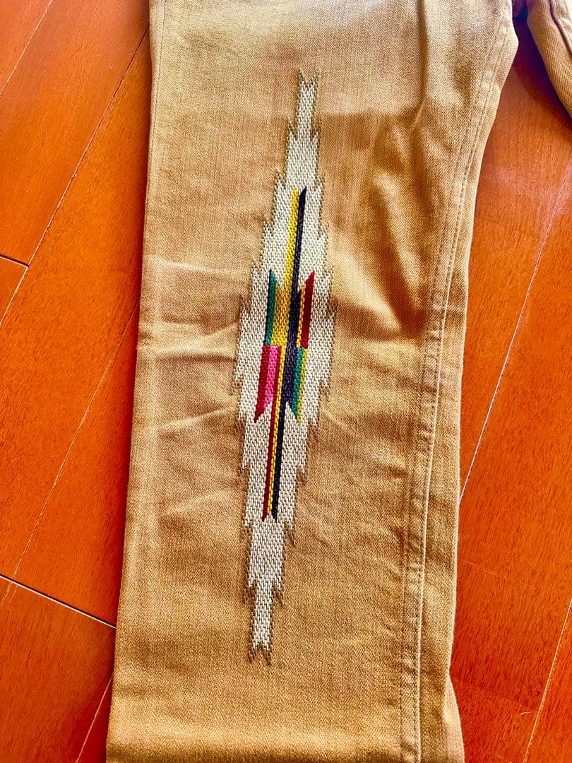 UMBER (N)INE ナンバーナイン オルテガパンツ　デニム刺繍希少サイズ4