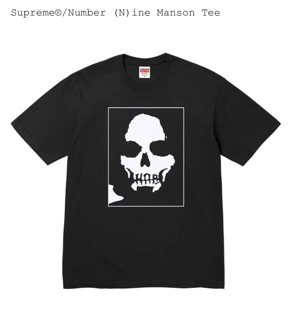 XL Supreme®/Number (N)ine Manson Tee 黒