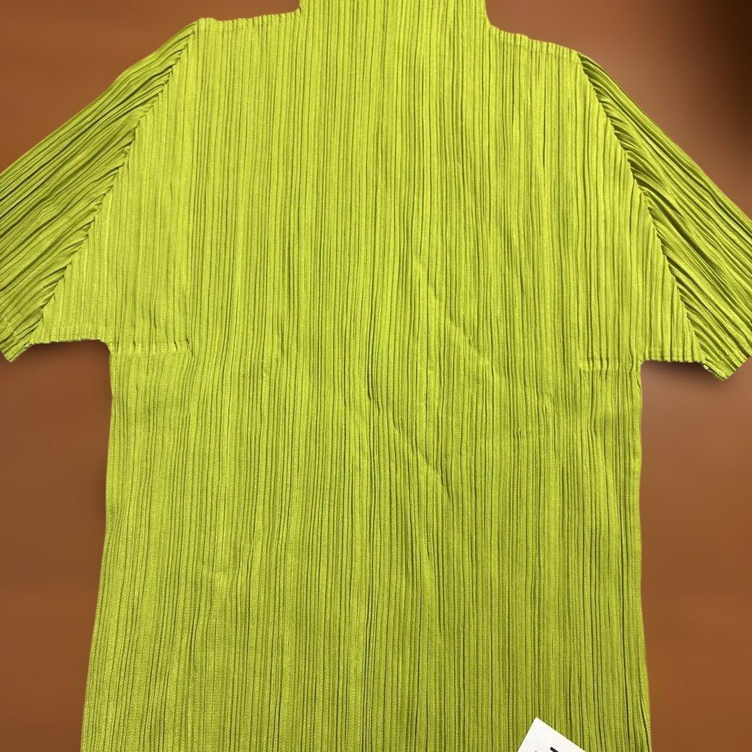 新品　PLEATS PLEASE ISSEY MIYAKE 半袖　M ライム
