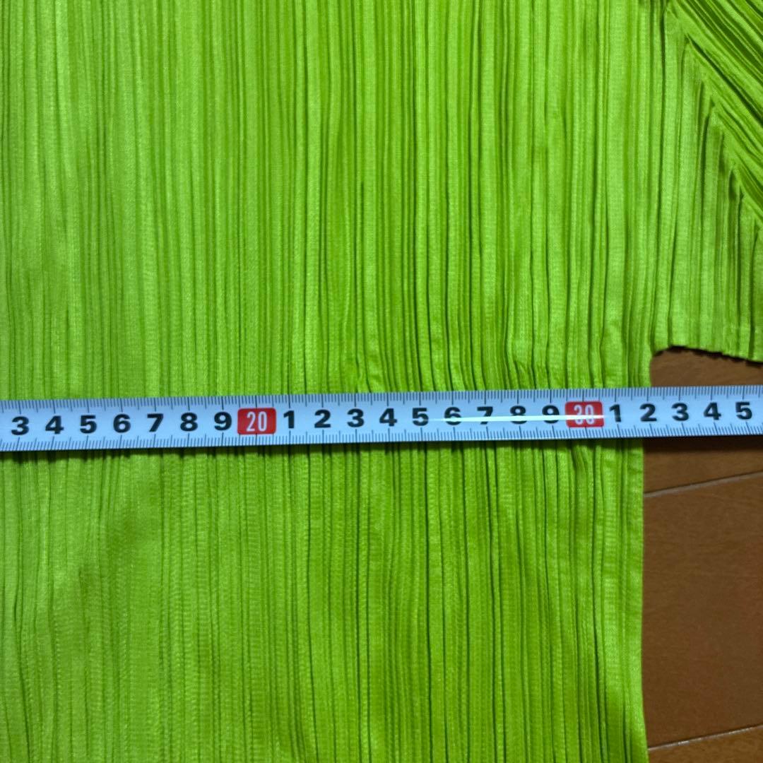 新品　PLEATS PLEASE ISSEY MIYAKE 半袖　M ライム