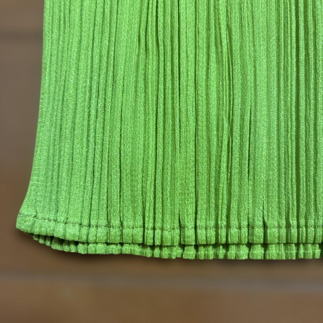 新品　PLEATS PLEASE ISSEY MIYAKE 半袖　M ライム