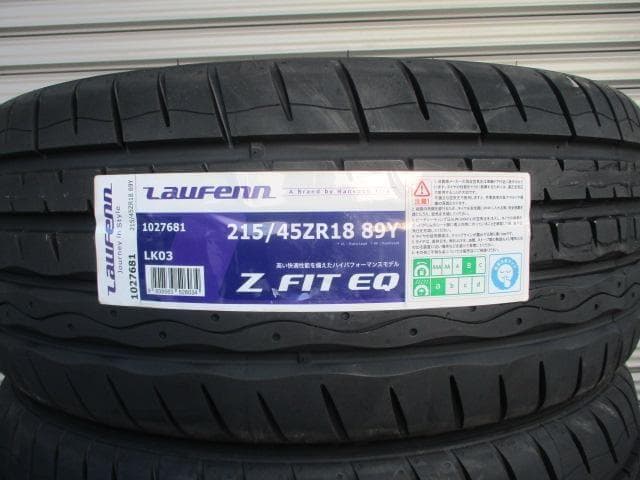 新品ハンコック　ランフェン　215/45R18　4本セット