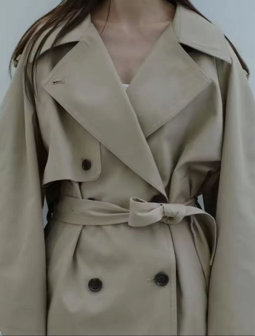 CLANE OVER SHORT TRENCH COAT Sサイズ