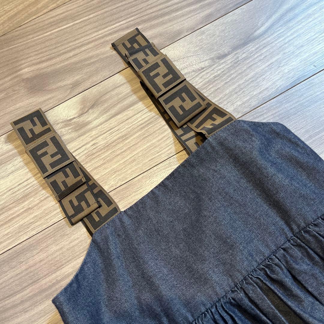 FENDI Kids FFモチーフ キャミワンピース ジャンパースカート
