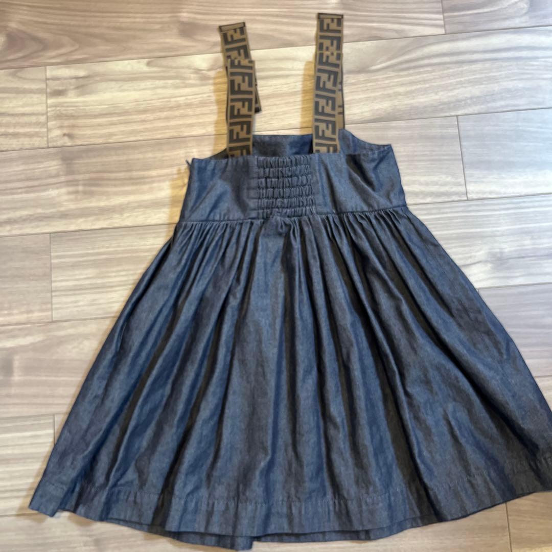 FENDI Kids FFモチーフ キャミワンピース ジャンパースカート