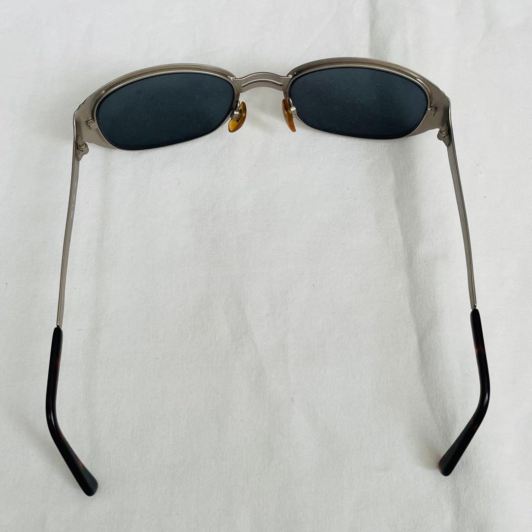EMPORIO ARMANI サングラス シルバーフレーム スクエア型