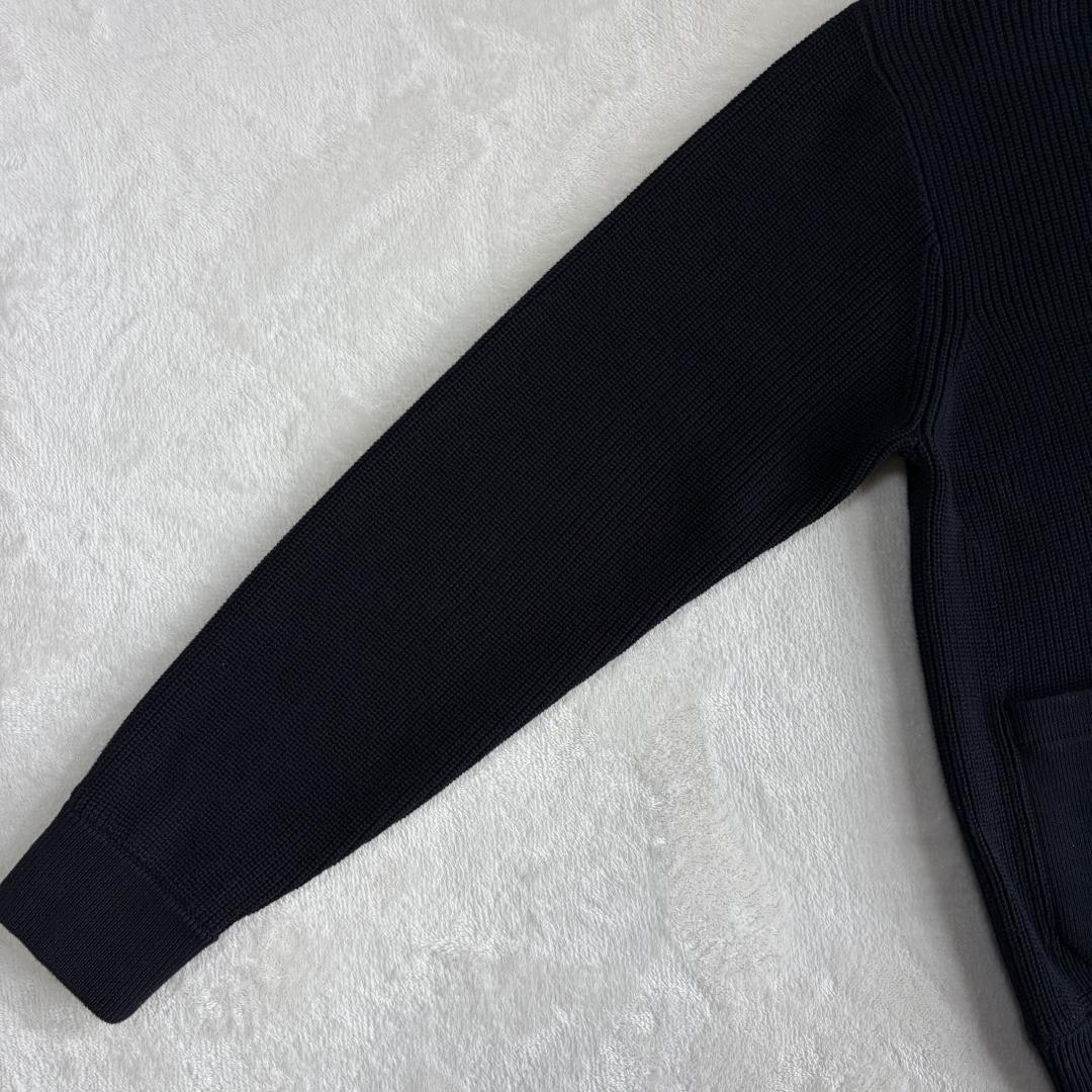 みち様専MHL. COTTON RIB CARDIGAN 黒 サイズ2