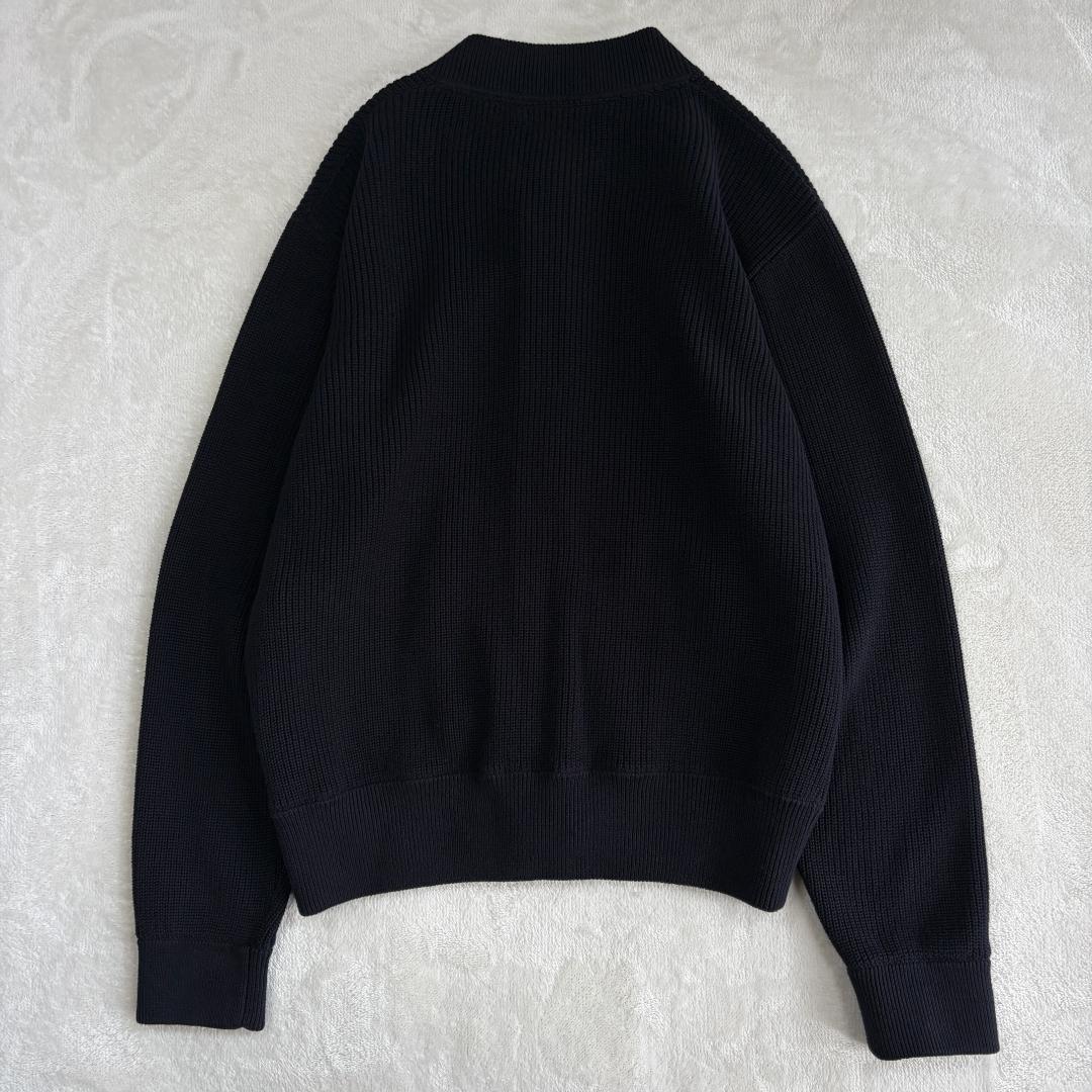 みち様専MHL. COTTON RIB CARDIGAN 黒 サイズ2