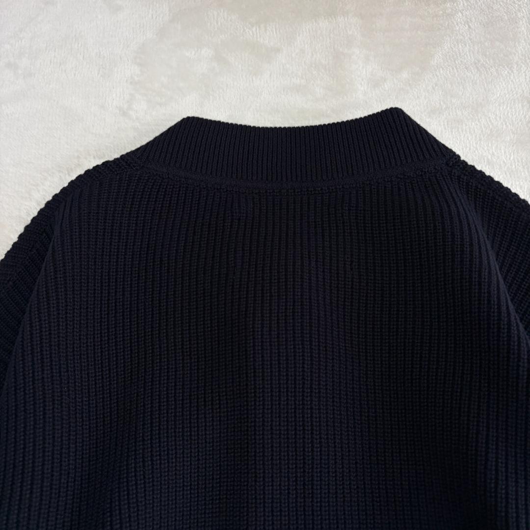 みち様専MHL. COTTON RIB CARDIGAN 黒 サイズ2