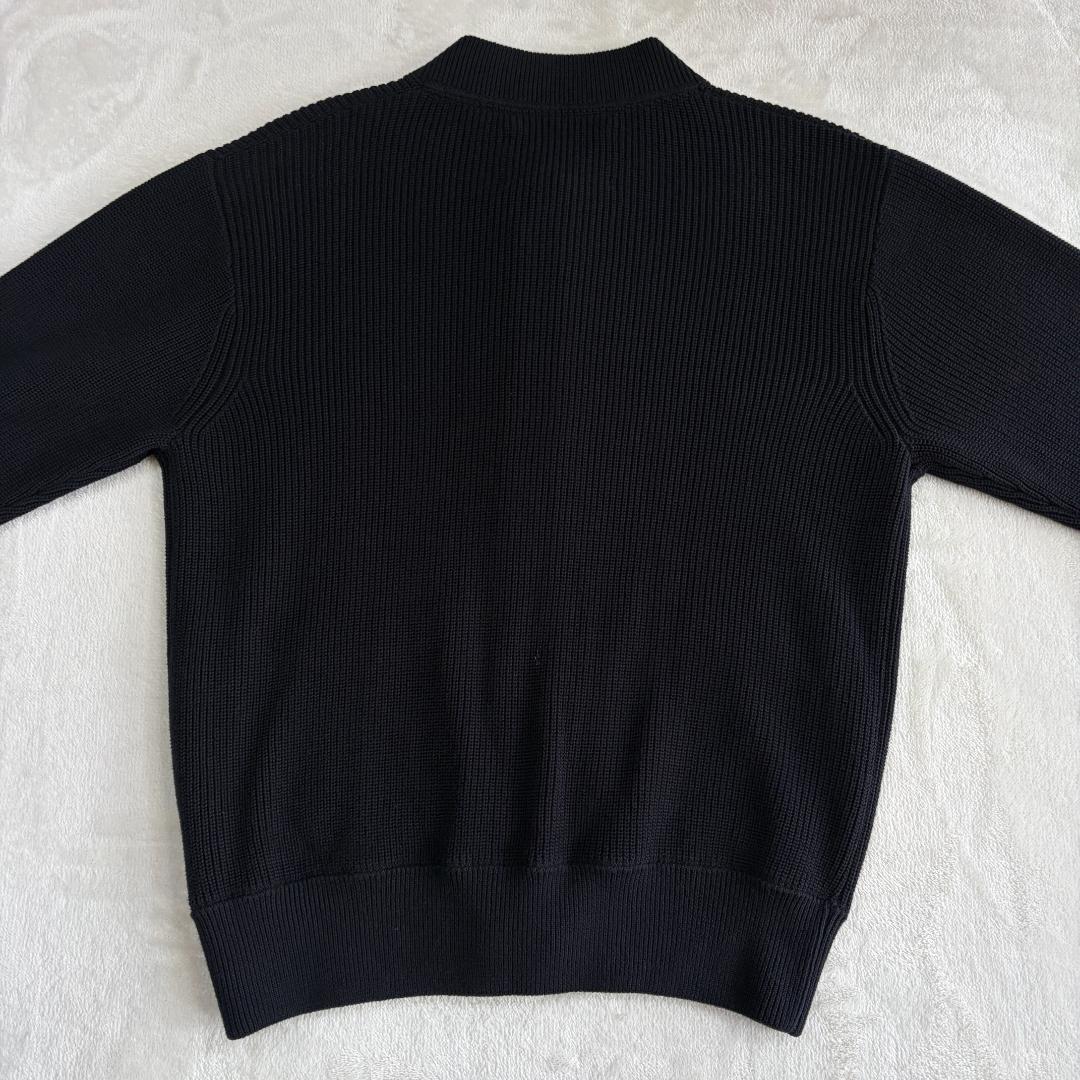 みち様専MHL. COTTON RIB CARDIGAN 黒 サイズ2