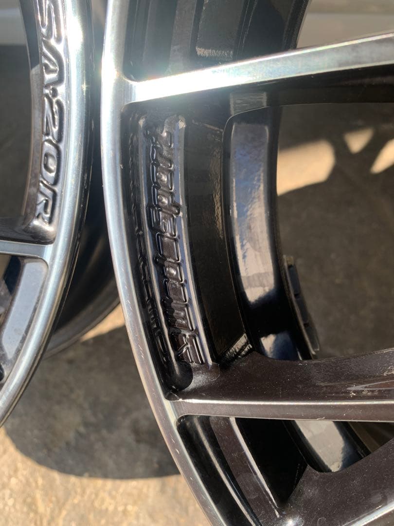 WedsportSA20r 15インチ ブラック 多スポークホイール 4本セット