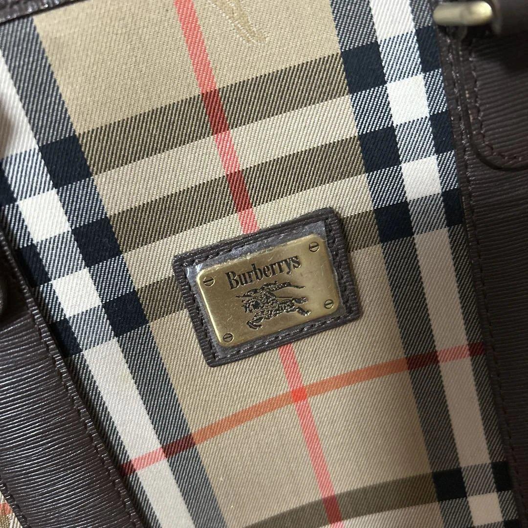 最終お値下げ！Burberrys チェック柄 ボストンバッグ