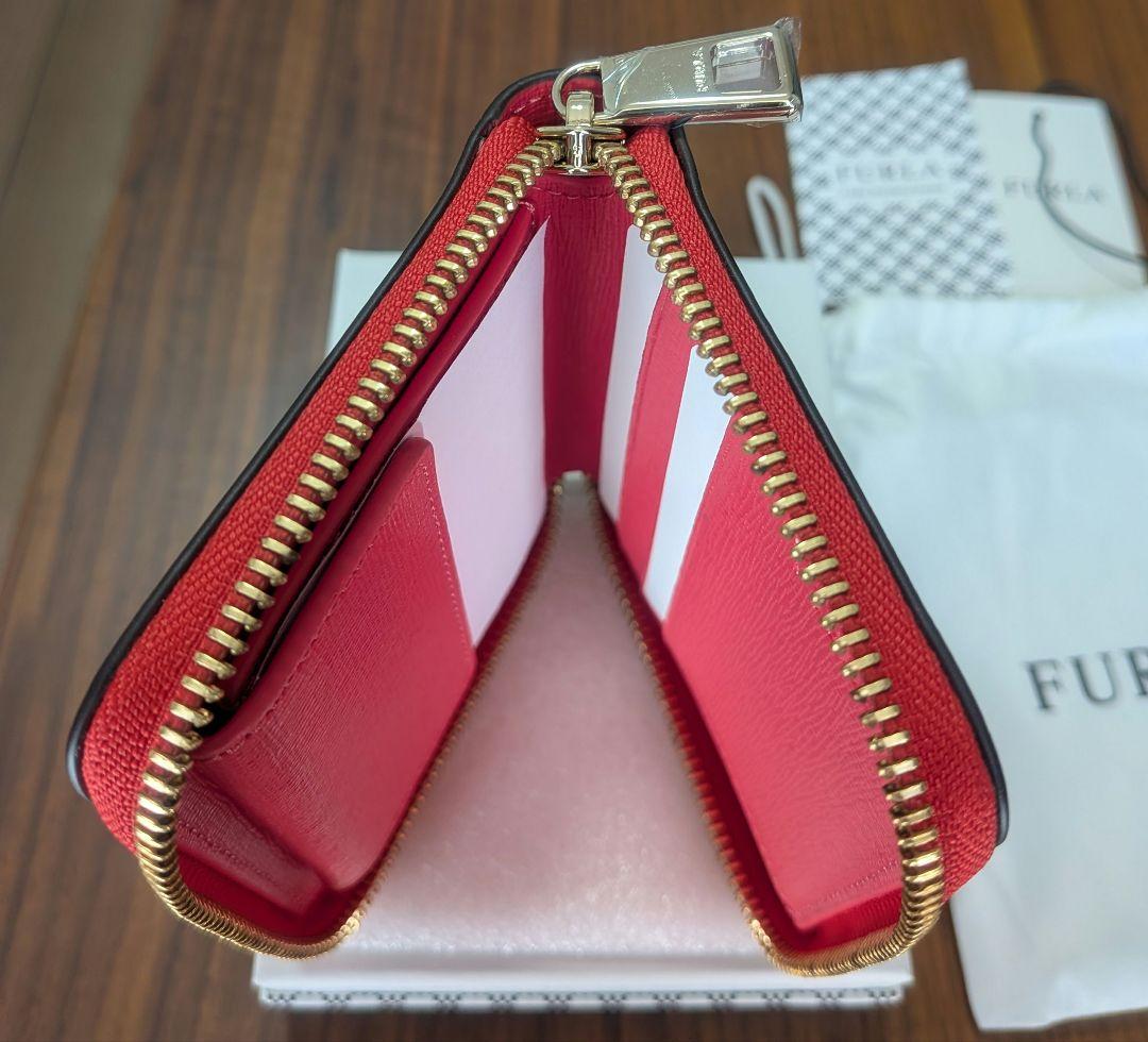 FURLA BABYLON S ZIPAROUND ローズ