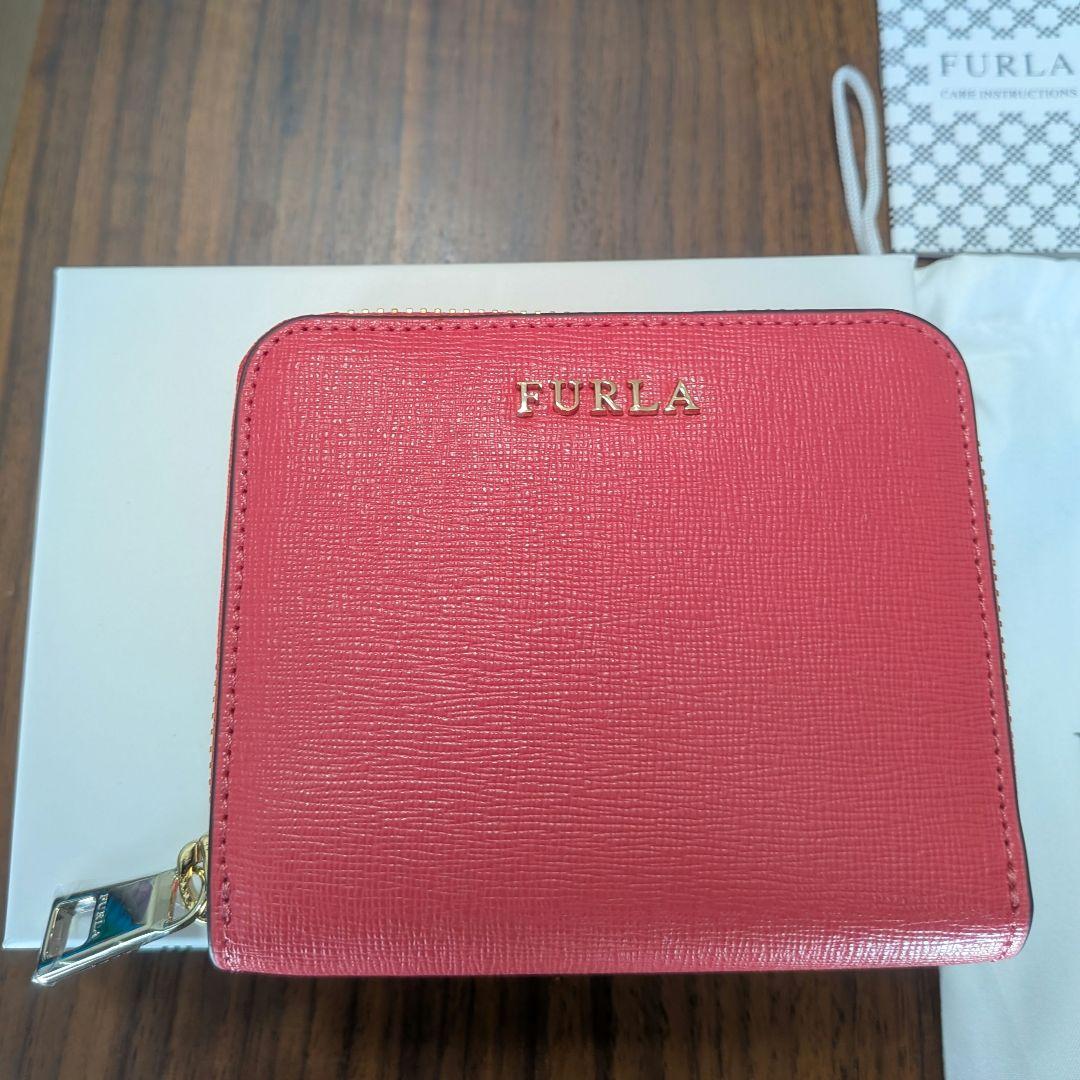 FURLA BABYLON S ZIPAROUND ローズ
