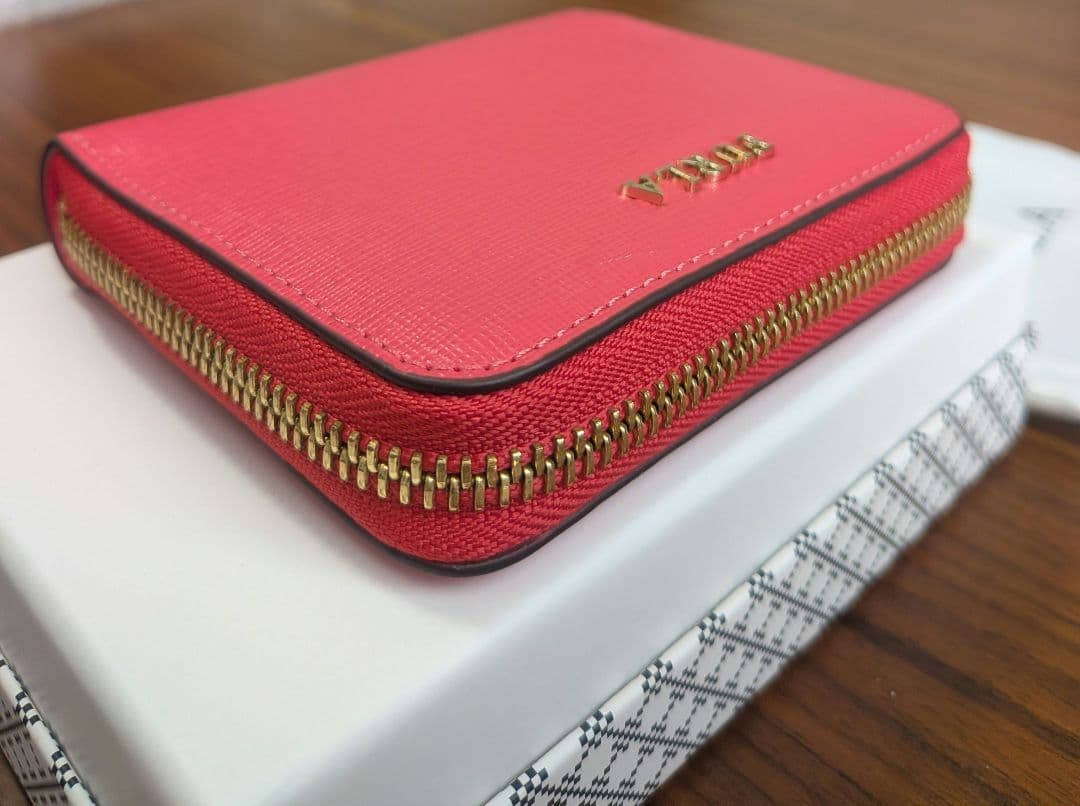 FURLA BABYLON S ZIPAROUND ローズ