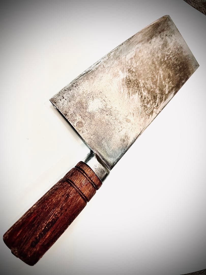 値引き 　中古品　杉本本格中華包丁　3号（厚口刃）