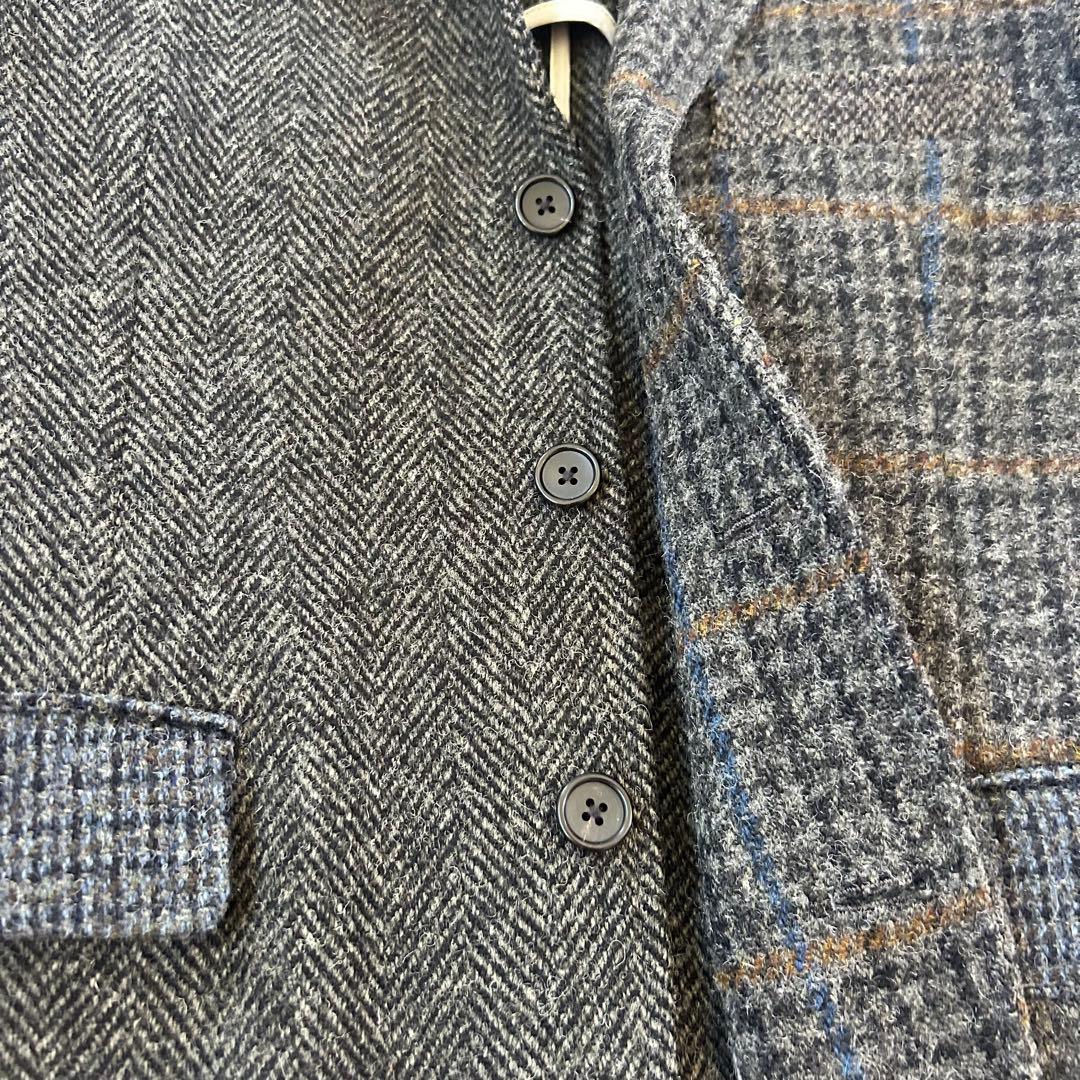 希少 BEAUTY&YOUTH Harris Tweed テーラードジャケット