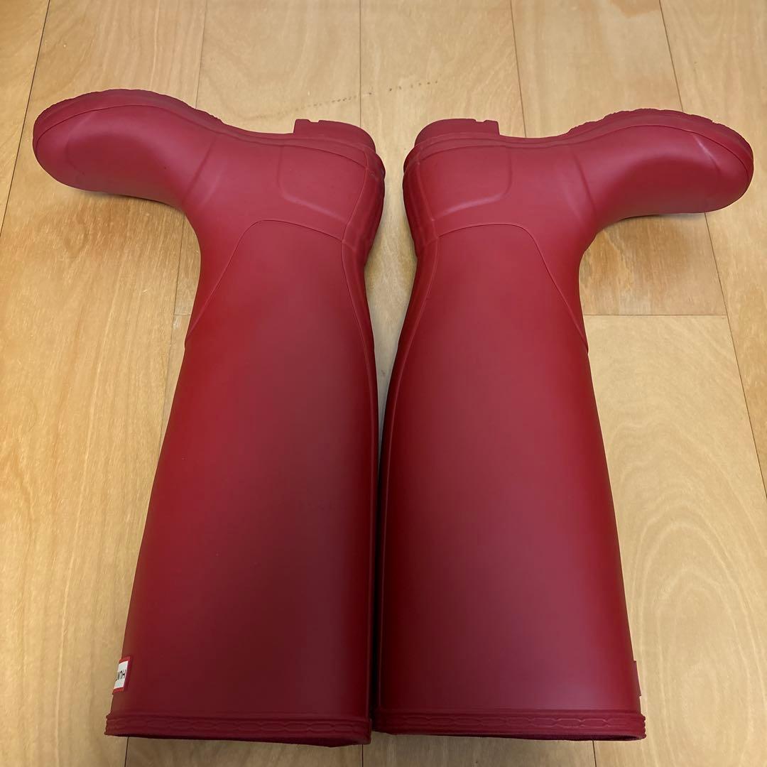 HUNTER レッド 長靴・レインブーツ