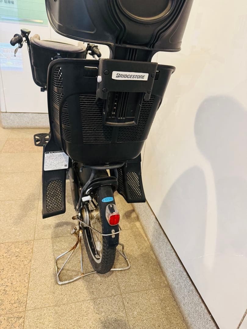 引き取り限定 ブリヂストン 電動アシスト自転車 チャイルドシート付き