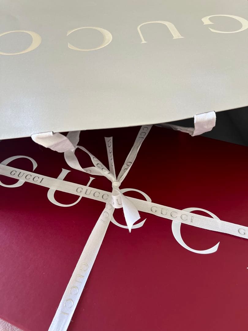GUCCI GGジャカードウールシルクスカーフ