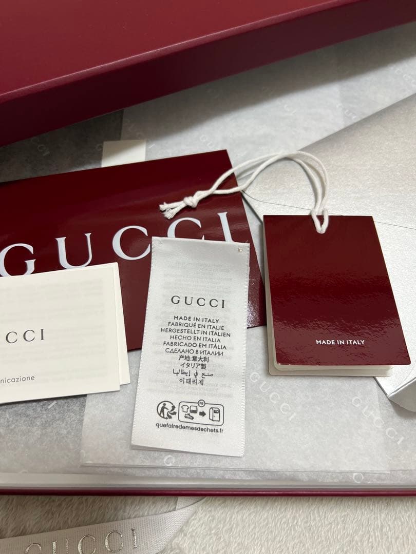 GUCCI GGジャカードウールシルクスカーフ